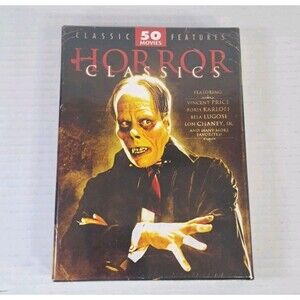Horror Classics 50 Movie Pack Anniversary Edition DVD New Sealed Classic Horror